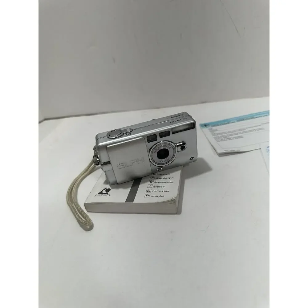 Canon ELPH‎ Z3 Compact Digital APS Point Shoot Camera Zoom Silver Manual